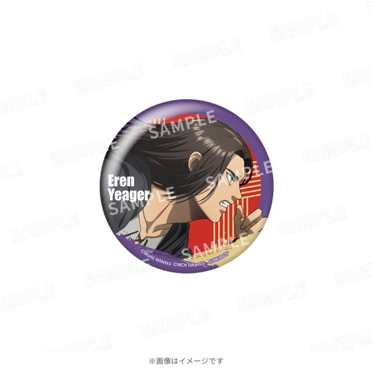 【進撃の巨人】［美品］MAPPA 65mm 缶バッジ 6個入り 東京2025世界陸上／進撃の巨人 缶バッジ6個セット | TBS