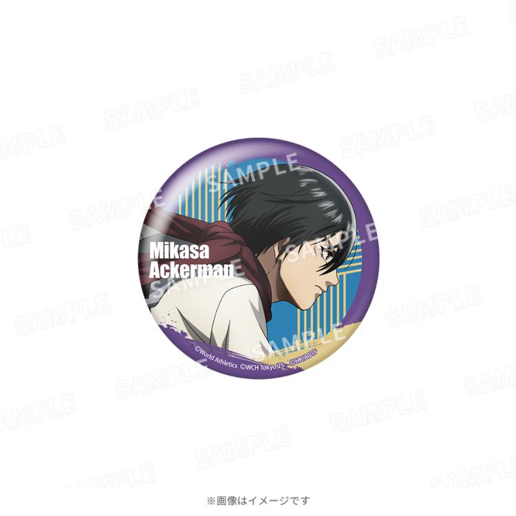 【進撃の巨人】［美品］MAPPA 65mm 缶バッジ 6個入り 東京2025世界陸上／進撃の巨人 缶バッジ6個セット | TBS