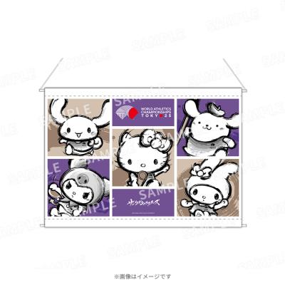 東京2025世界陸上/サンリオキャラクターズ B2タペストリー 東京2025世界陸上/サンリオキャラクターズ B2タペストリー