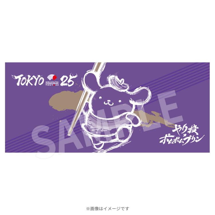 東京2025世界陸上／サンリオキャラクターズ フェイスタオル