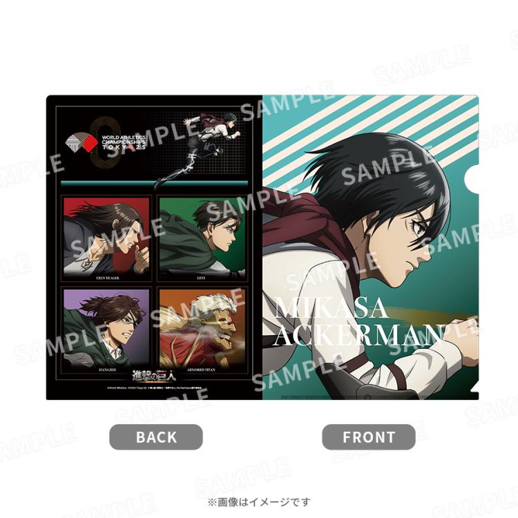 進撃の巨人 クリアファイル 進撃の巨人』 クリアファイル A4 キャラクターグッズ - ベルファイン