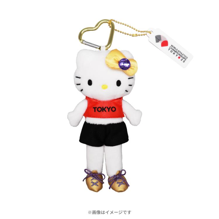 キティ パンダ 卓球　ぬいぐるみ 東京2025世界陸上／ハローキティ スタイルアップぬいぐるみ
