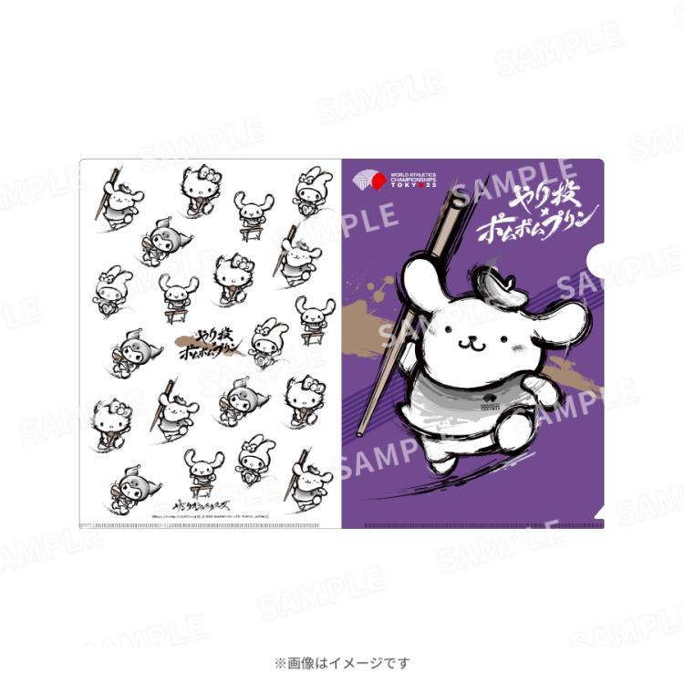 東京2025世界陸上／サンリオキャラクターズ クリアファイル5枚