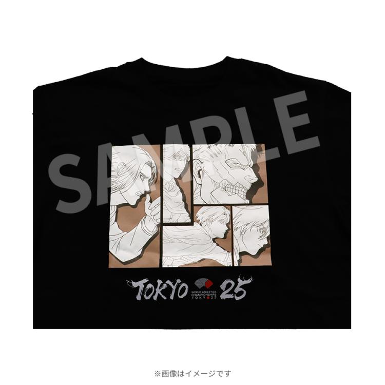 東京2025世界陸上／進撃の巨人 集合Tシャツ | TBSショッピング