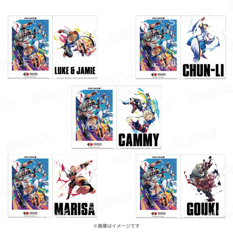 ガルフェス クリアファイル まとめ売り ストリートファイター6』2周年POPUPSHOP クリアファイル