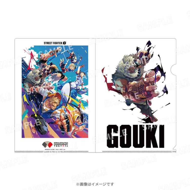 東京2025世界陸上／ストリートファイター6 クリアファイル5枚セット