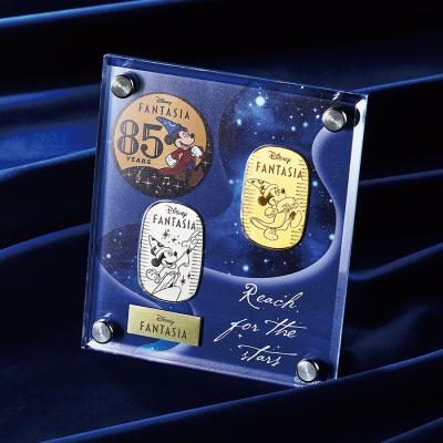 ミッキーファンタジア/純金、純プラチナ小判10g 2枚セット ミッキーファンタジア/純金、純プラチナ小判10g 2枚セット
