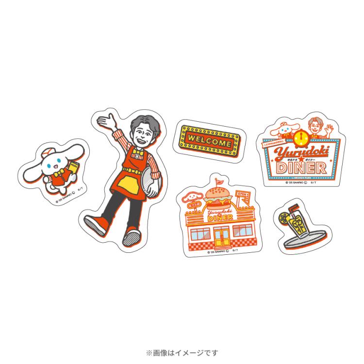 NuNew korea showcase トートバッグステッカーセット 描き下ろし ミニステッカーセット 未来へ向かってVer.（全7種