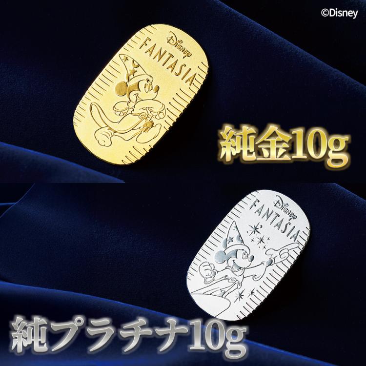 GINAZ TANAkA ディズニー コラボ 純金小判 10ｇ ジュエリーの老舗ギンザタナカよりミッキー＆ミニーの純金製小判・大判