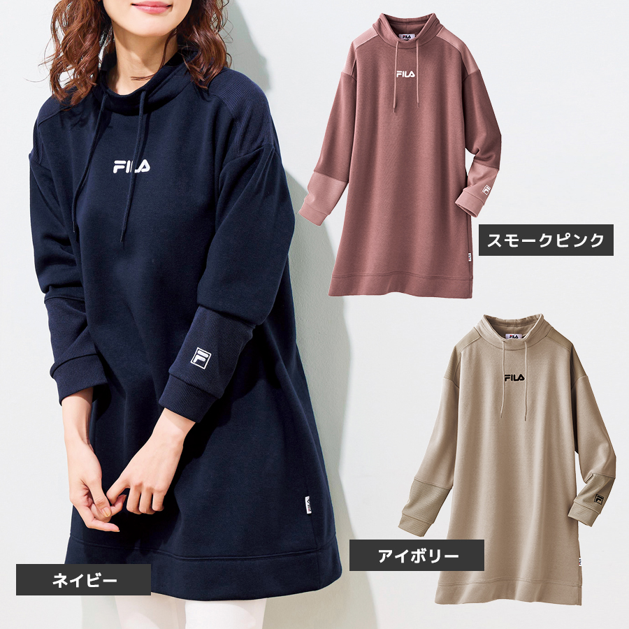FILA＞異素材使い ハイネックチュニック | TBSショッピング