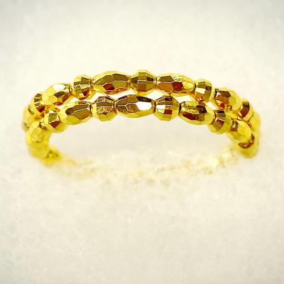 純金ミラー&フットボールフリーサイズリング 純金ミラー&フットボールフリーサイズリング