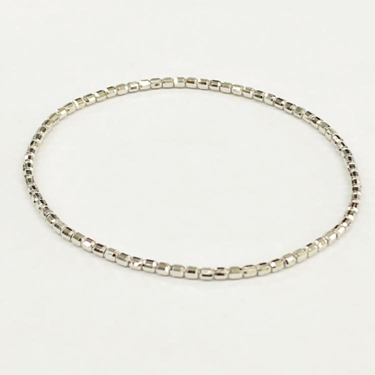 純プラチナストレッチデザインブレスレット | TBSショッピング