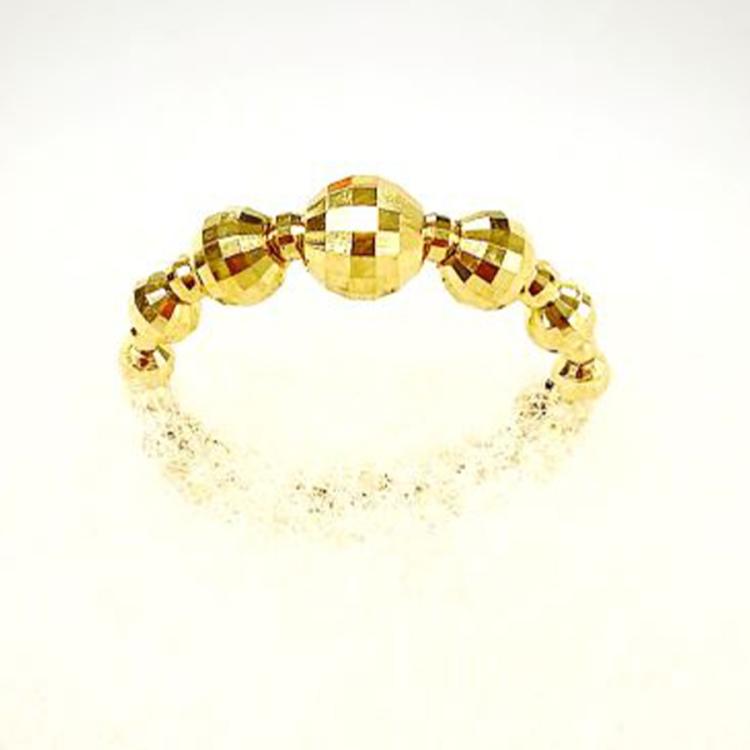 ミラーボールカット１８金フリーリング 18金 プラチナ リング ミラーボール コイルリング カットボール