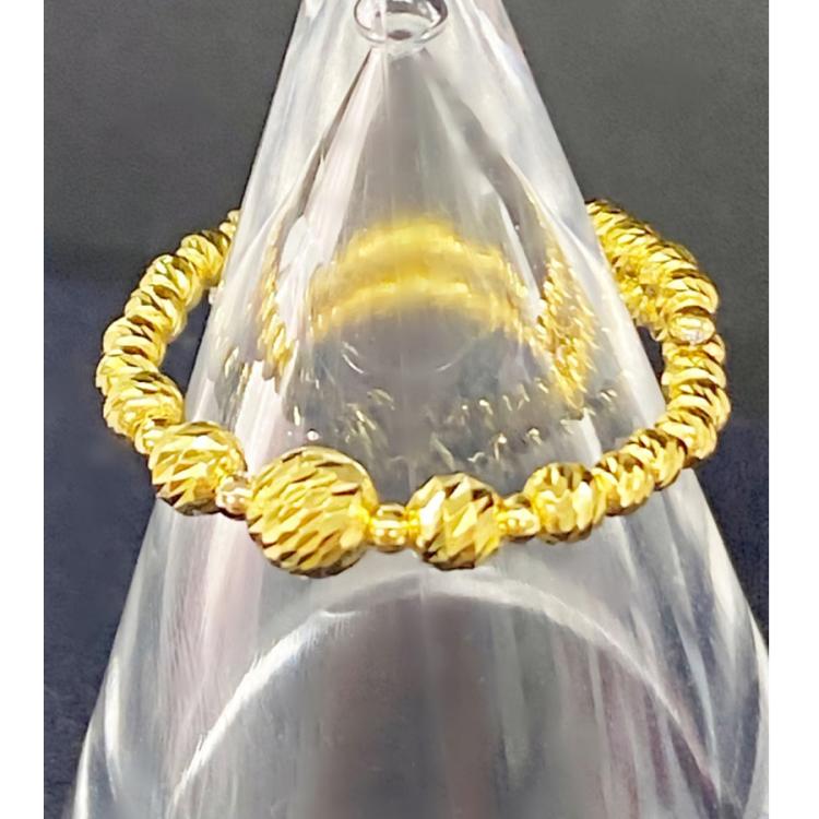 純金スラッシュボールデザインフリーリング | TBSショッピング