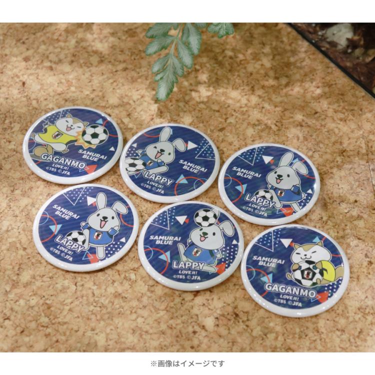 ラヴィット!／サッカー日本代表 トレーディング缶バッジ(全6種