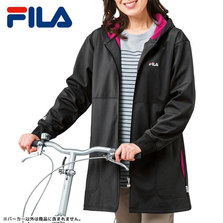 FILA＞防風ロング丈パーカー | TBSショッピング