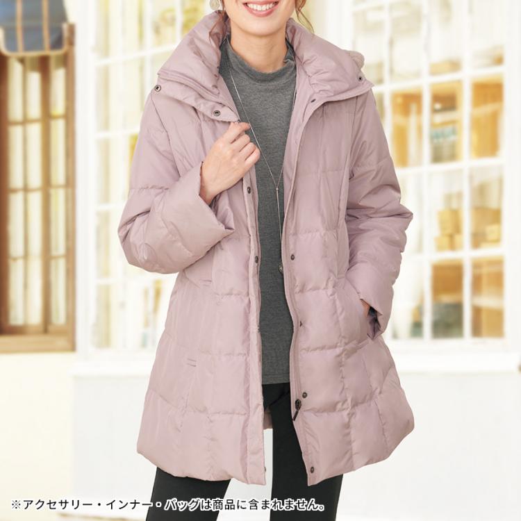 4L～5L＞ラビットファー付きダウンコート | TBSショッピング