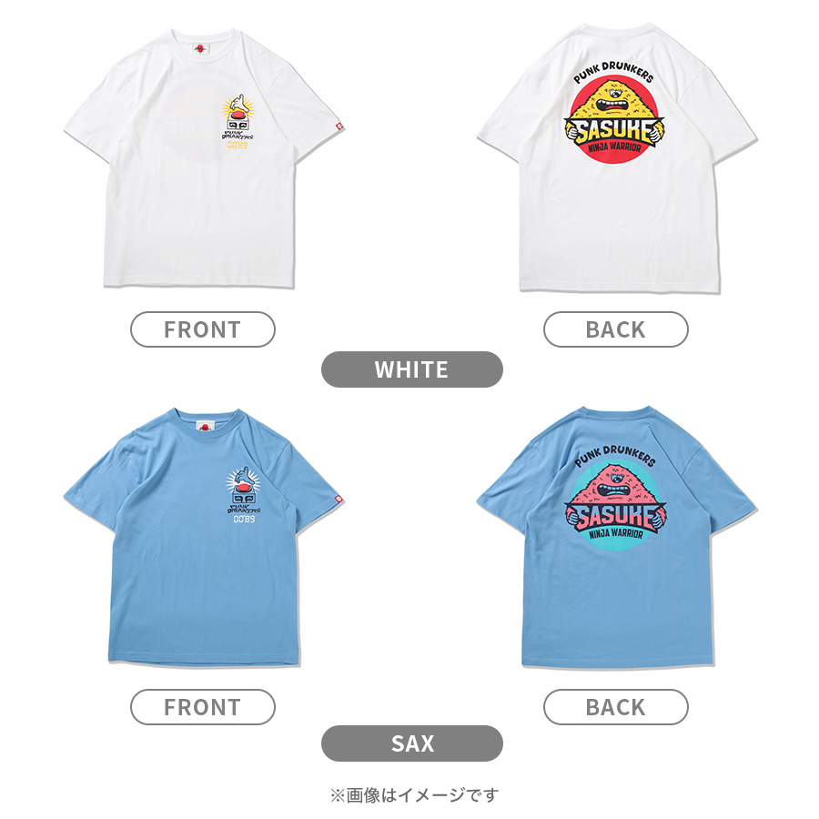 SASUKE×PUNK DRUNKERS／Tシャツ SASUKEボタン | TBSショッピング