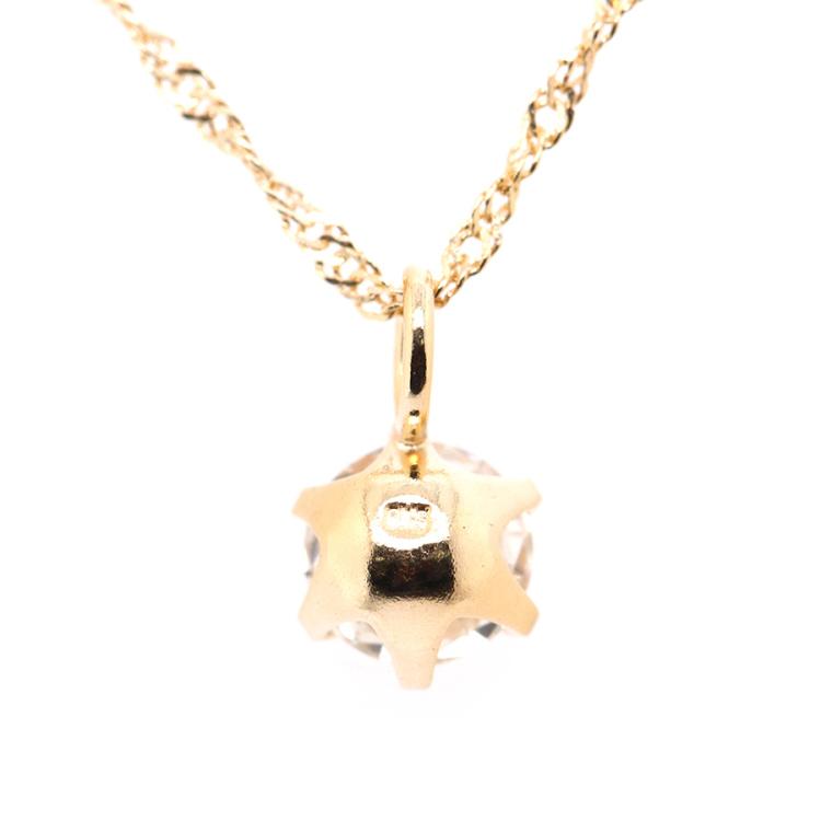 18金0.15ctダイヤペンダント | TBSショッピング