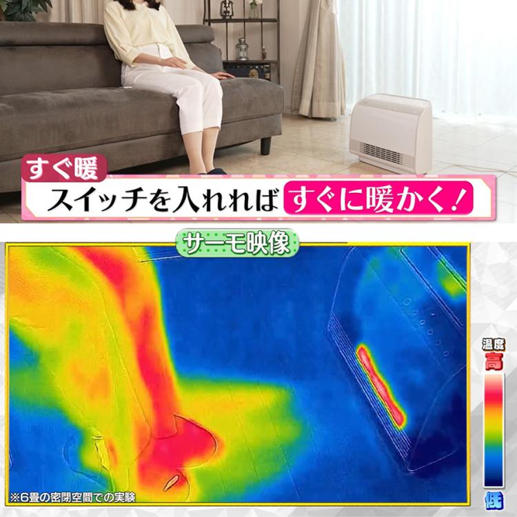 セラミックヒーター ドライヒート／CD-T2274WH | TBSショッピング