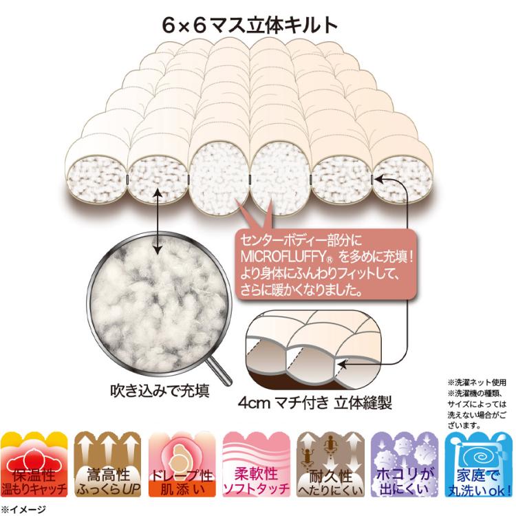 TEIJIN（テイジン）マイクロフラッフィー(R) 掛布団ホットプラス