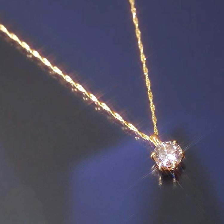 純金24K 大粒1ctダイヤモンドペンダント&ルビーペンダント 純金 大粒1ctダイヤモンドペンダント(鑑定書付き) | 日テレポシュレ