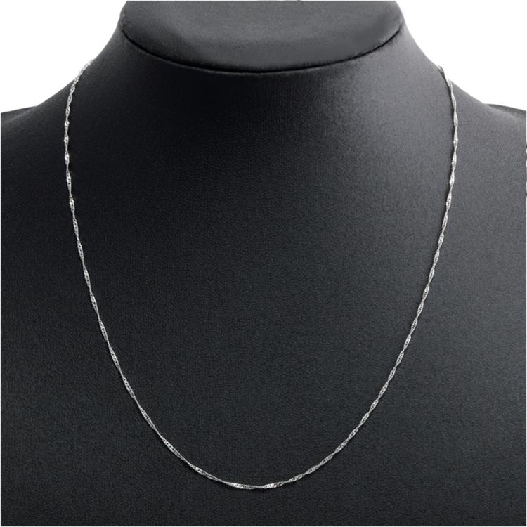 新品　純プラチナ　スクリューチェーン　ネックレス　約50cm ホールマーク入り 純プラチナスクリューチェーン／造幣局検定マーク入 | TBSショッピング