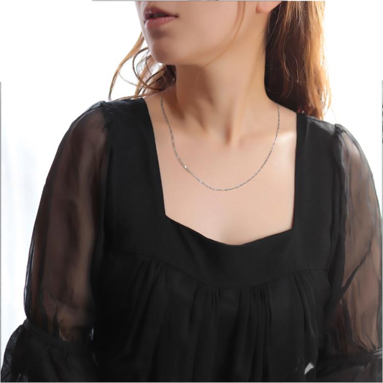 純プラチナスクリューチェーン／造幣局検定マーク入 | TBSショッピング