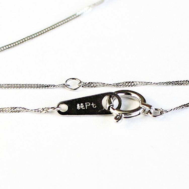 純プラチナスクリューチェーン／造幣局検定マーク入 | TBSショッピング