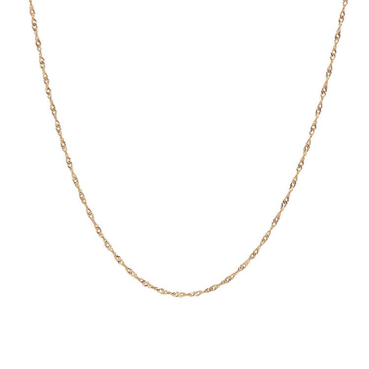 18金スクリューチェーン／造幣局検定マーク入 | TBSショッピング