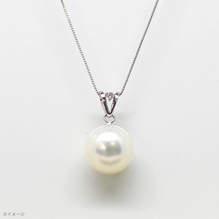 花珠 あこや真珠9.5mmペンダント／プラチナ | TBSショッピング