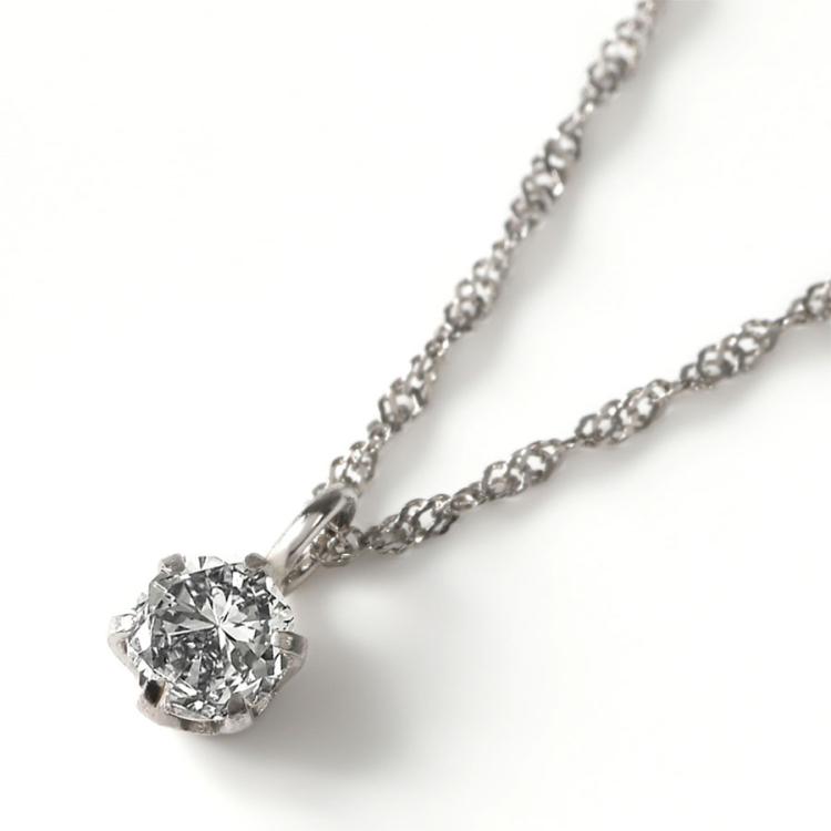 VSクラス Dカラー ダイヤペンダント 0.1ct | TBSショッピング