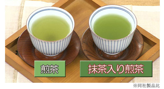 一番茶の抹茶をブレンド！