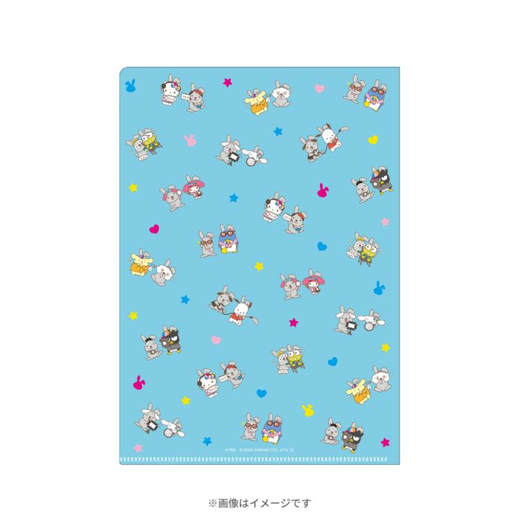 ラッピー×サンリオキャラクターズ／インデックスクリアファイル