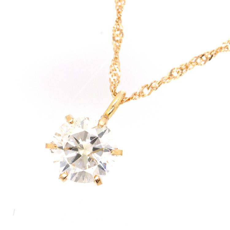 18金0.3ctダイヤペンダント | TBSショッピング