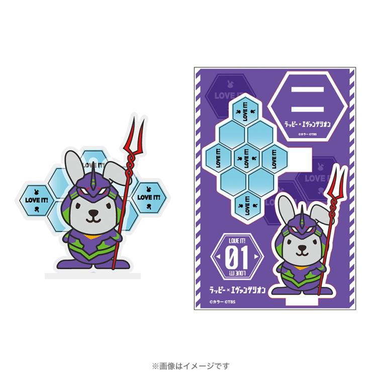 ラッピー×エヴァンゲリオン／アクリルスタンド | TBSショッピング