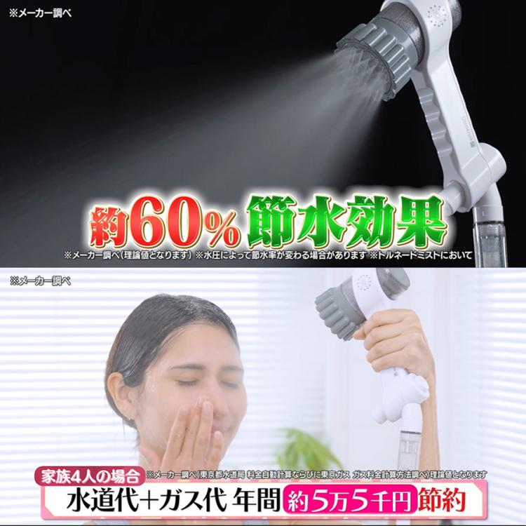 ミラブル zero／シャワーヘッド | TBSショッピング