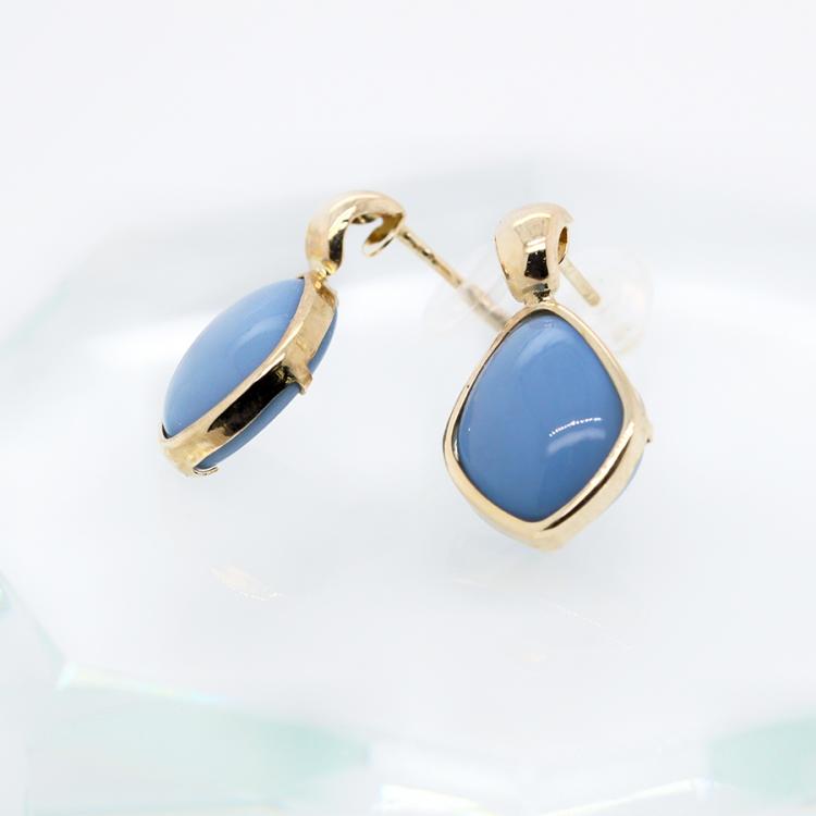 10金ブルーオパールピアス | TBSショッピング