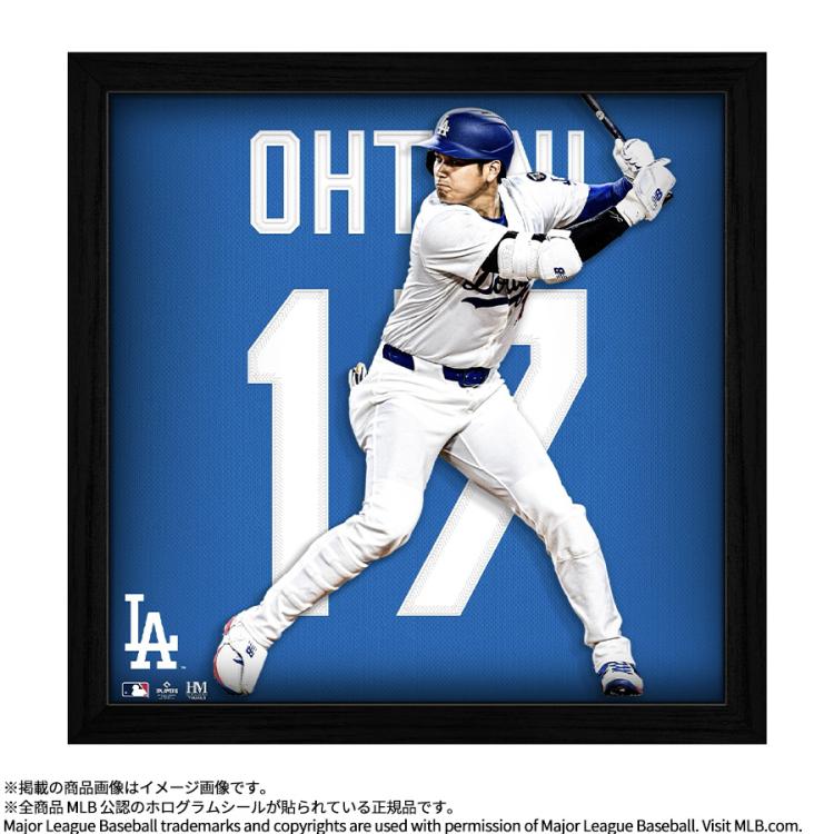 ドジャース 大谷翔平 インパクトジャージフォトフレーム／ブルー