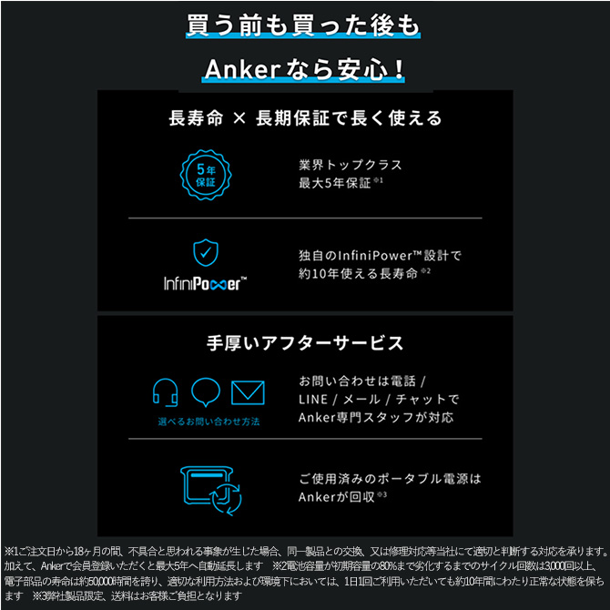 アフターサポートも充実！