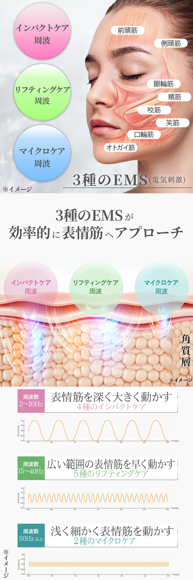 【ポイント1】
3タイプのEMSが効率的にアプローチ