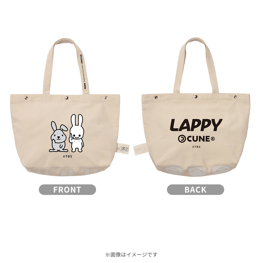 ラヴィット！×CUNE／コットントートバッグ ラッピーとうさちゃん