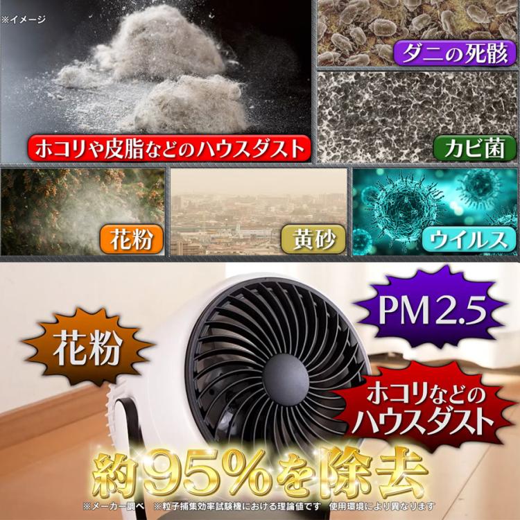サーキュレーター　空気清浄機能付き 空気清浄機能付サーキュレーター／CLEAN AIR(クリーンエアー)／THREEUP