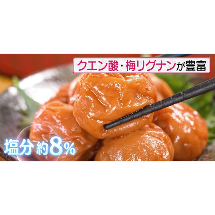 蔵ざらえ】紀州南高梅はねだし梅干しはちみつ入 塩分約8% / 600g×2