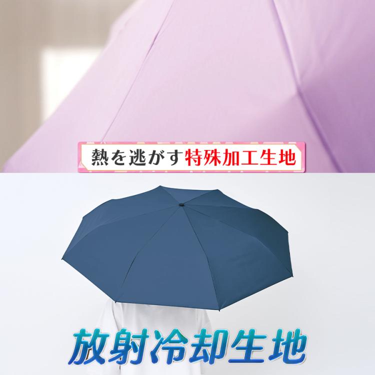 今 お得！】＜60cm＞遮夏クール晴雨兼用傘／サンブロックラボ／3段