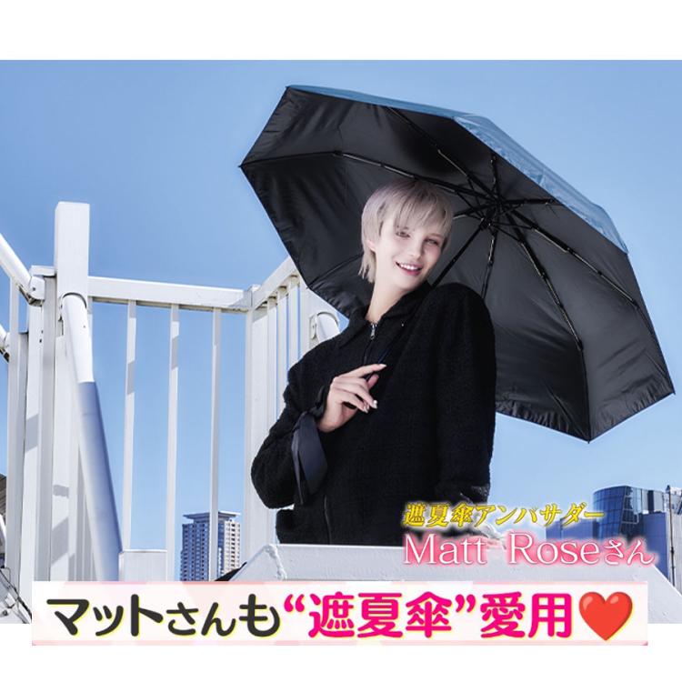 今 お得！】＜60cm＞遮夏クール晴雨兼用傘／サンブロックラボ／3段