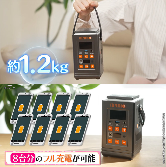 「コンパクト」「軽量」「大容量」