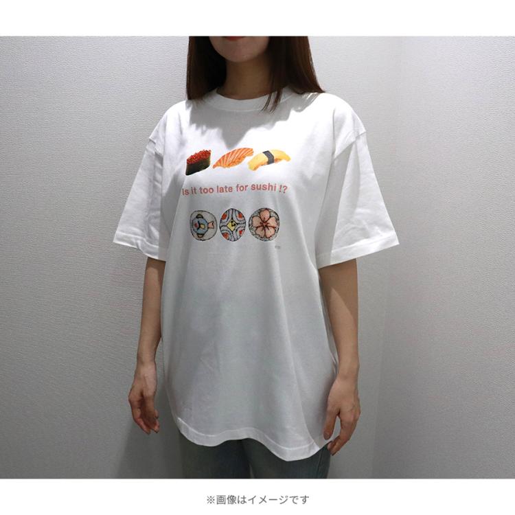 火曜ドラマ『時すでにおスシ!?』／Tシャツ(実写おスシ) /ホワイト【WEB