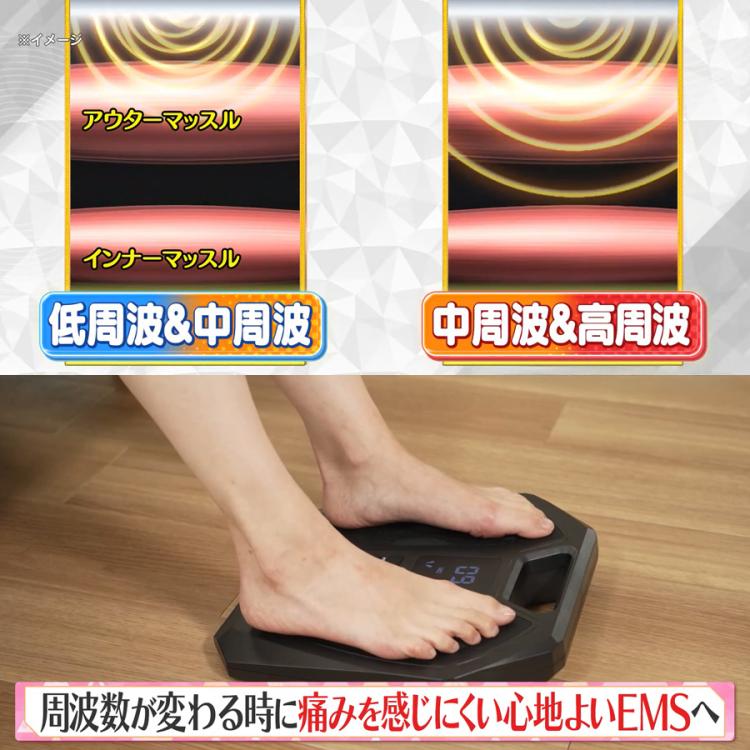 新品★保阪尚希FOOT ENERGY CURE★足裏EMSフットマッサージ機 フットエナジー キュア／保阪尚希プロデュース／足裏EMS | TBS