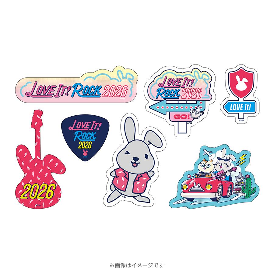 punkandyoステッカーセット　バラ売り可能 ラヴィット！ロック2026／ステッカーセット | TBSショッピング